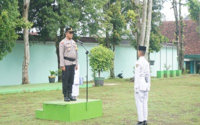 Upacara Bendera Bersama Kasat Binmas Polres Banjarnegara